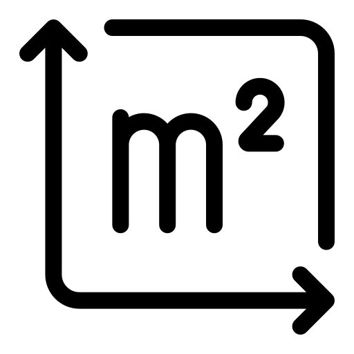 1 à 100 m²